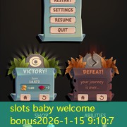 slots baby welcome bonus